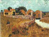 Vincent van Gogh Farmhouse in Provence painting